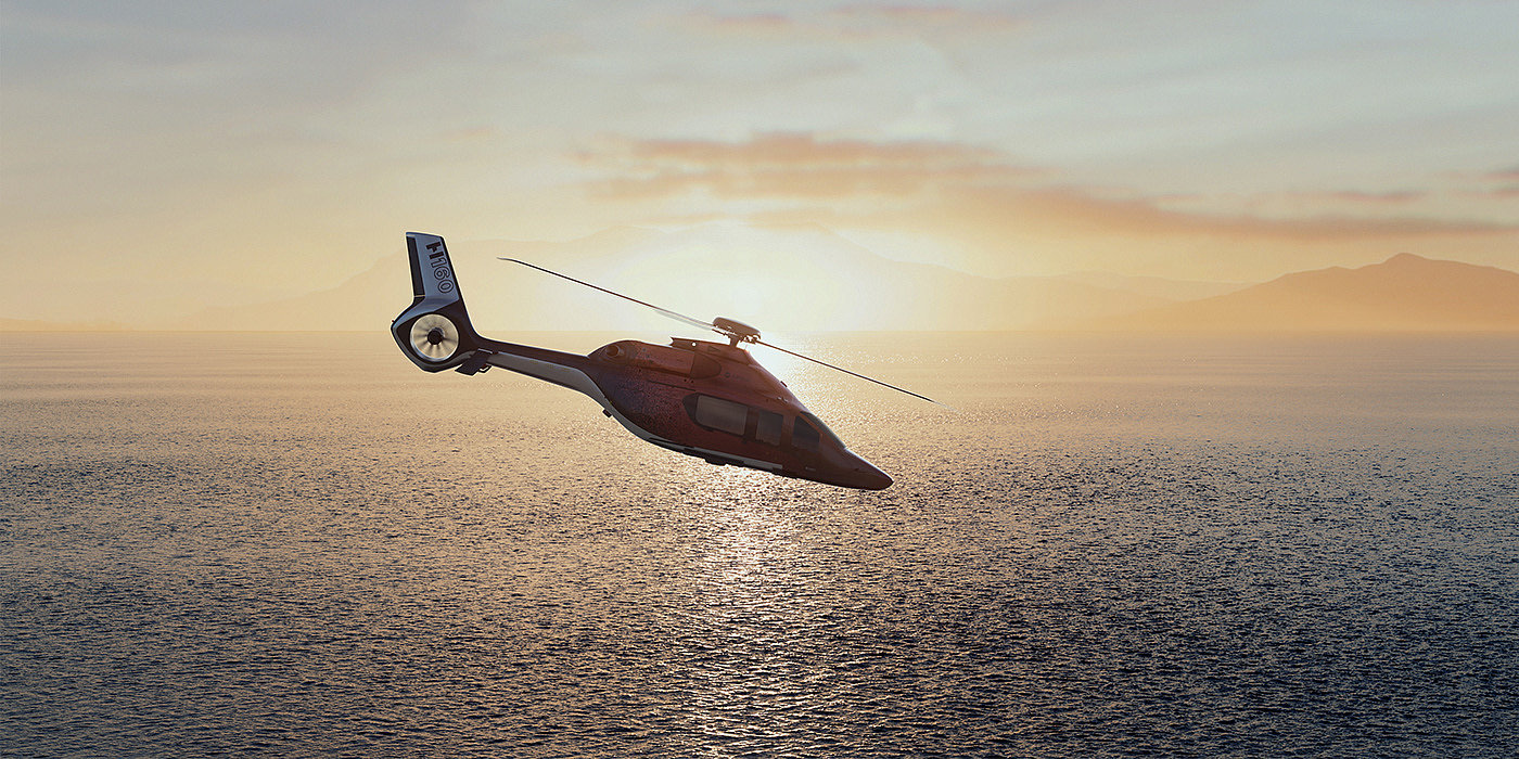 H160，helicopter，cgi，vision，