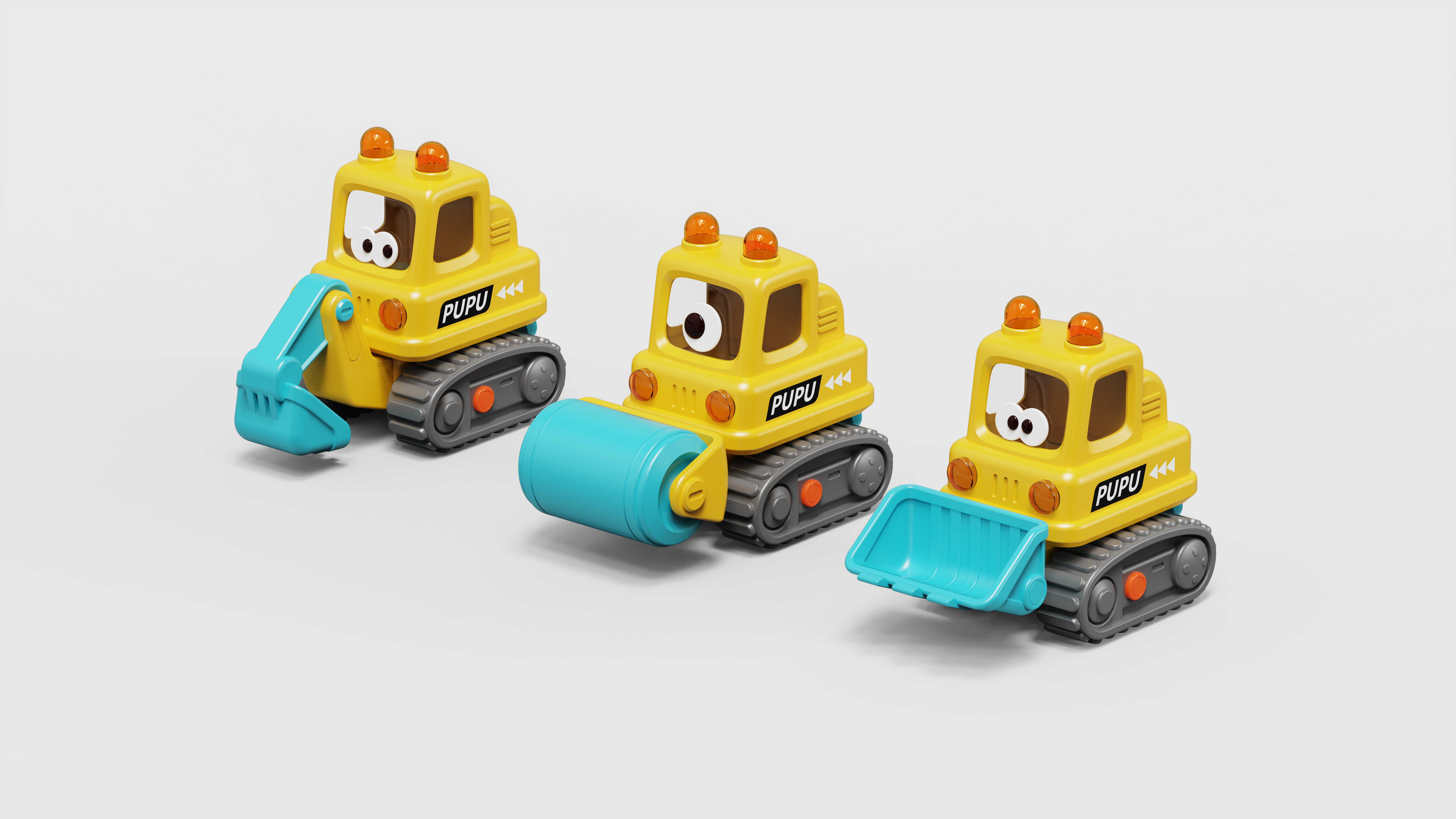 Children's toy car，Engineering vehicle，Press the car，Cartoon car，Maternal and infant products，cute car，Toy car design，