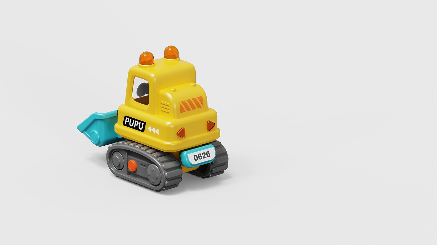 Children's toy car，Engineering vehicle，Press the car，Cartoon car，Maternal and infant products，cute car，Toy car design，