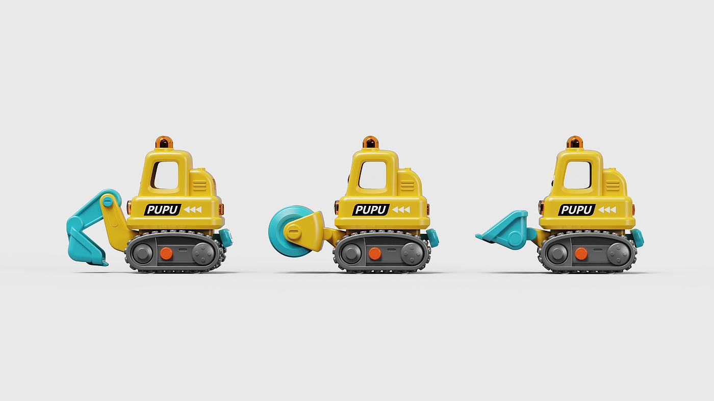 Children's toy car，Engineering vehicle，Press the car，Cartoon car，Maternal and infant products，cute car，Toy car design，