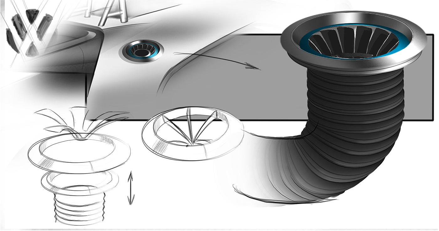 exo，automobile，design sketch，