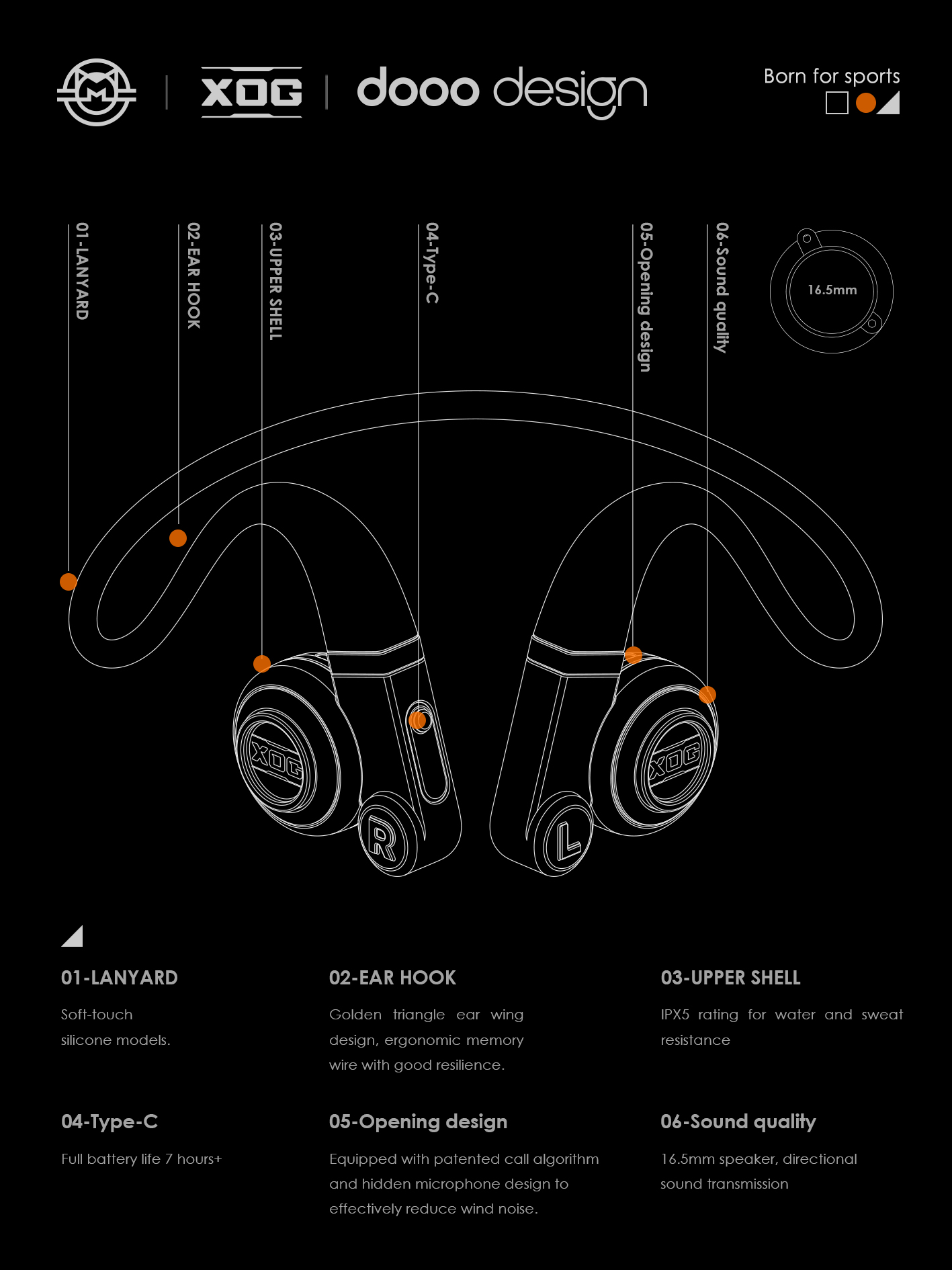 Degree design，product design，electronic product，headset，Open Bluetooth Headset，3c，
