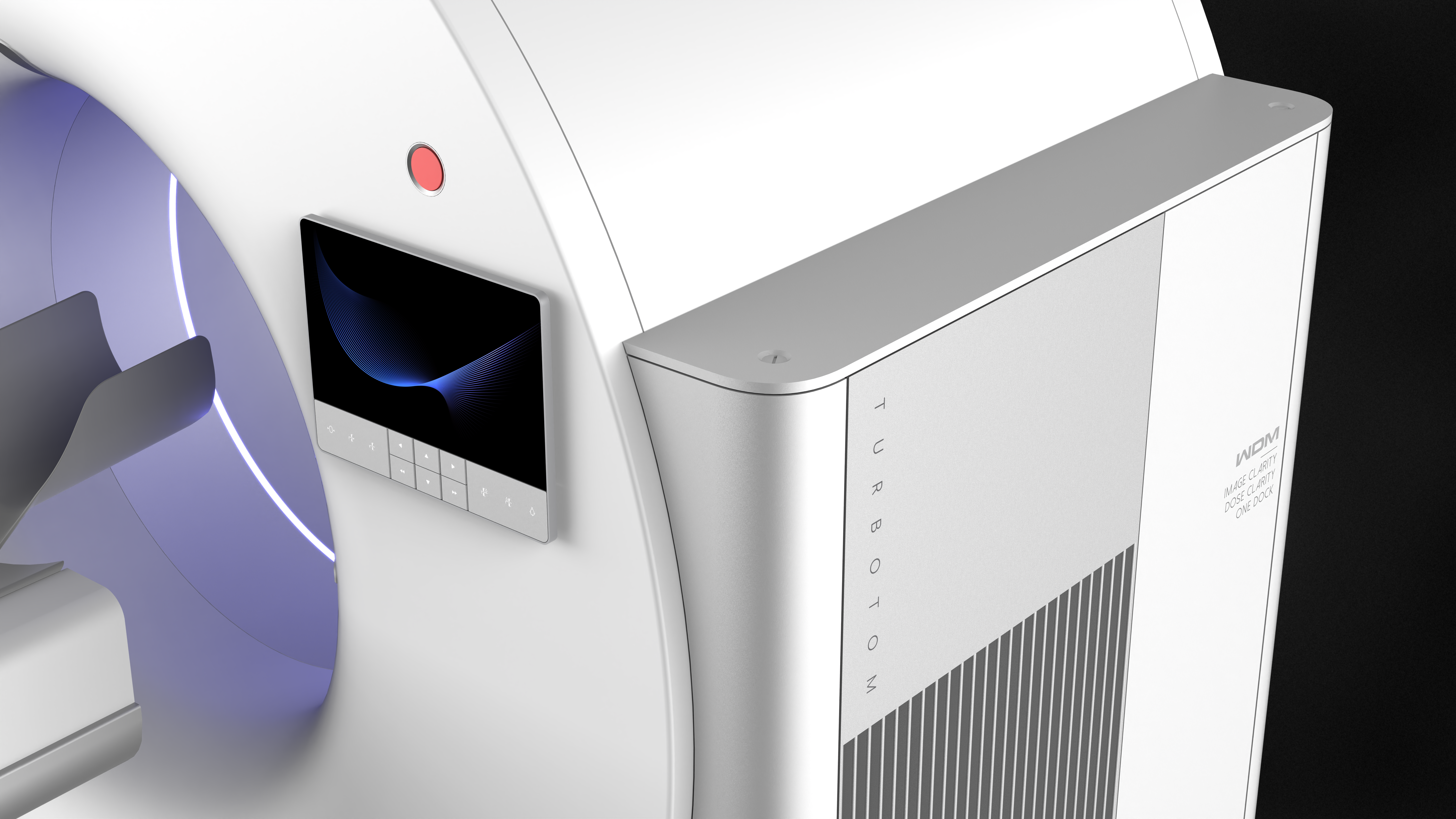 industrial design，Medical equipment，Appearance design，CT machine，Tomography scanner，