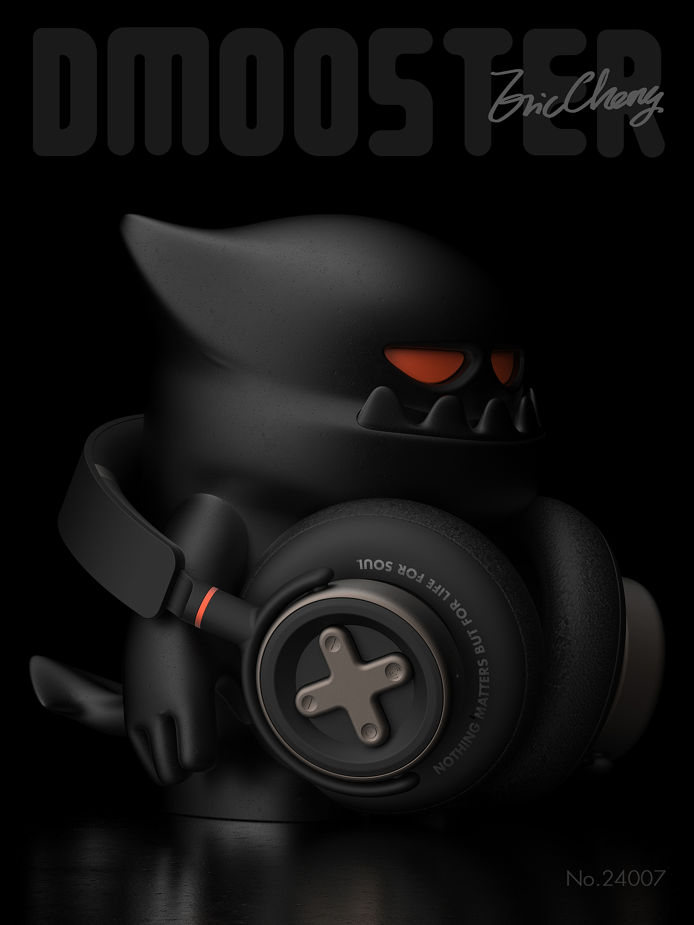 Big Monster，dmooster，headset，industrial design，headset，Tide card，Chaopin，IP，