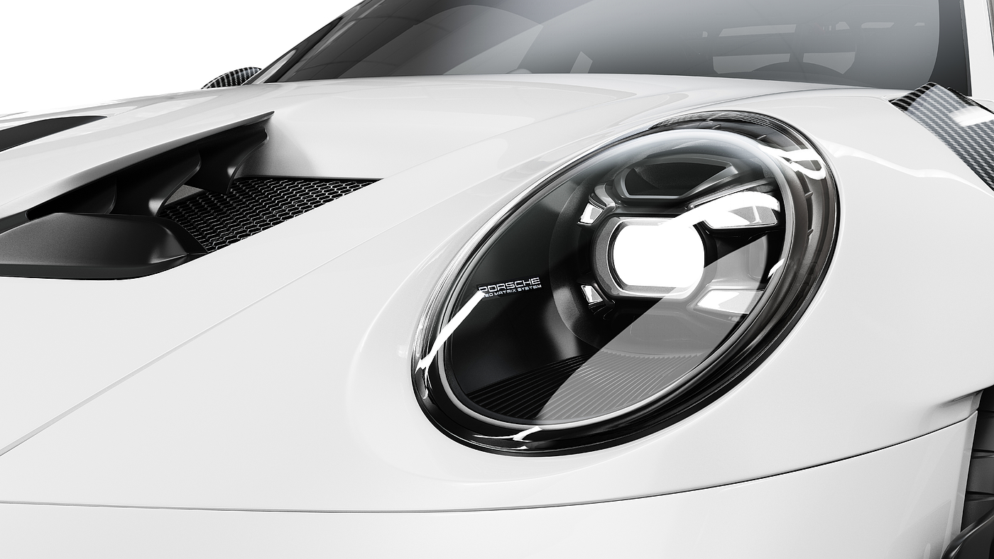 Porsche，Car rendering，Rendering exercise，vehicle，Super run，