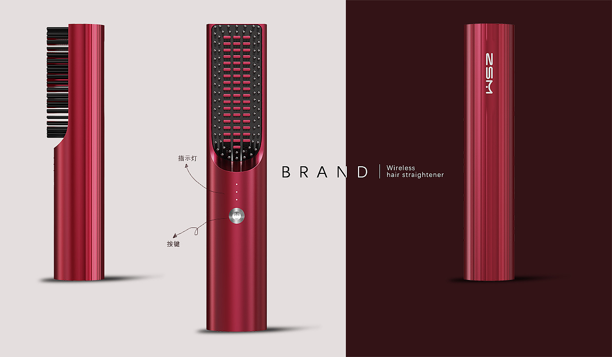 Straight hair comb，