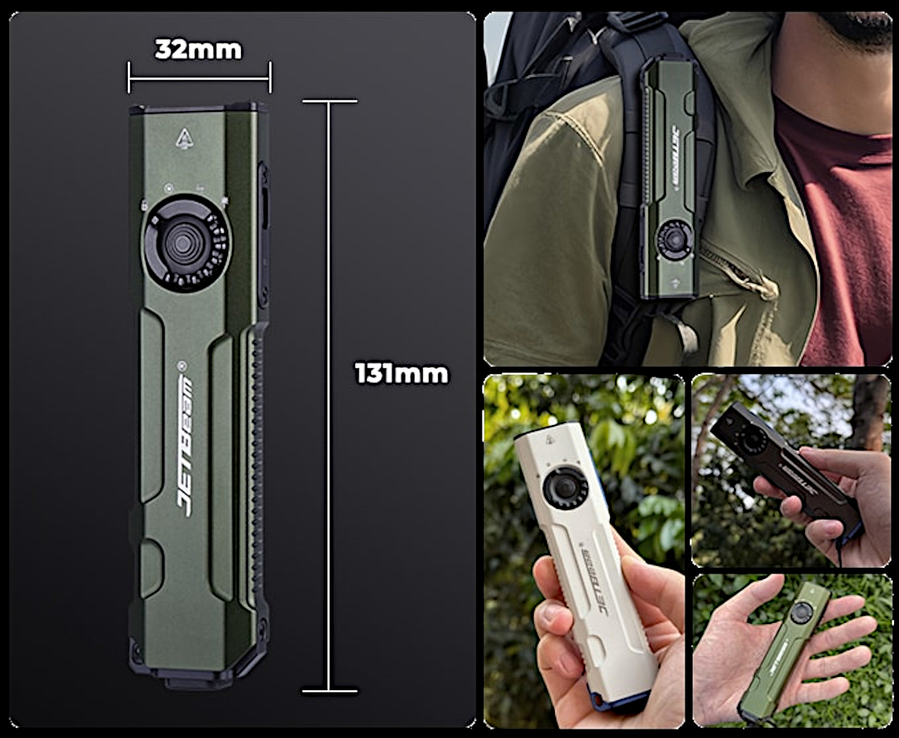 Flashlight，multi-function，waterproof，