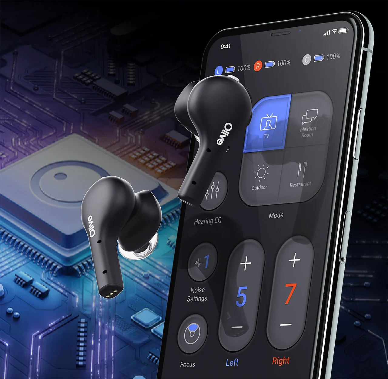 Intelligent AI，Active noise reduction，headset，