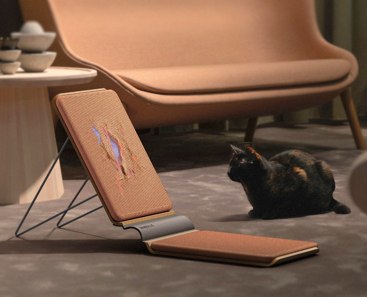 Cat's Claw Art，Interactive decoration，Environmental protection design，