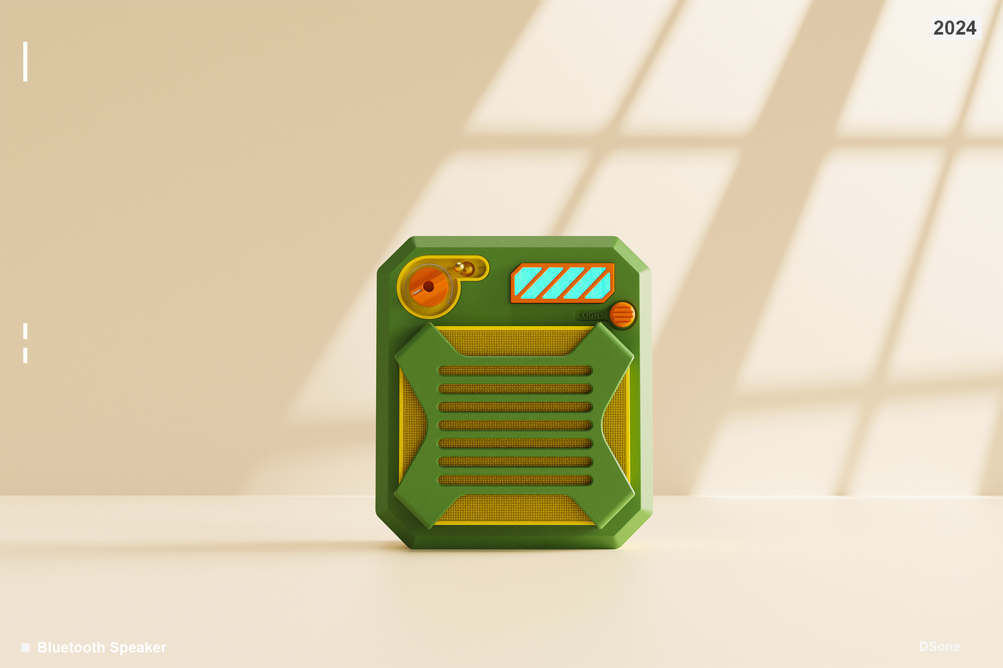 loudspeaker box，Retro，Portable，Mechanical air，