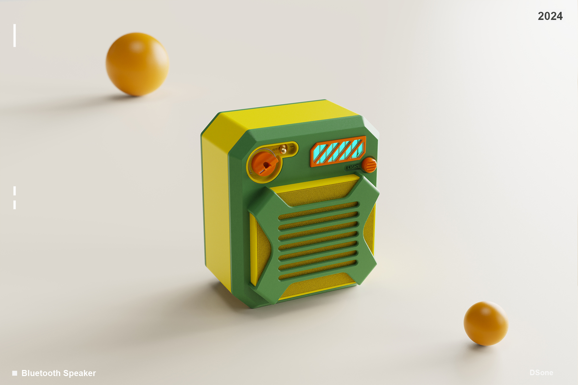 loudspeaker box，Retro，Portable，Mechanical air，