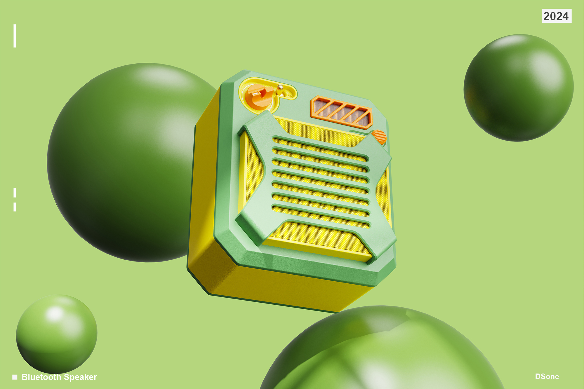 loudspeaker box，Retro，Portable，Mechanical air，