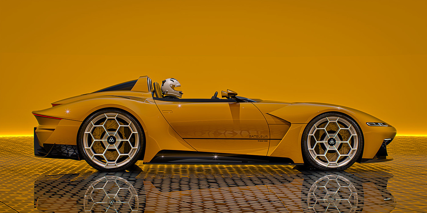 Render，Spyder，Sports car，gules，Bateleur HVT，