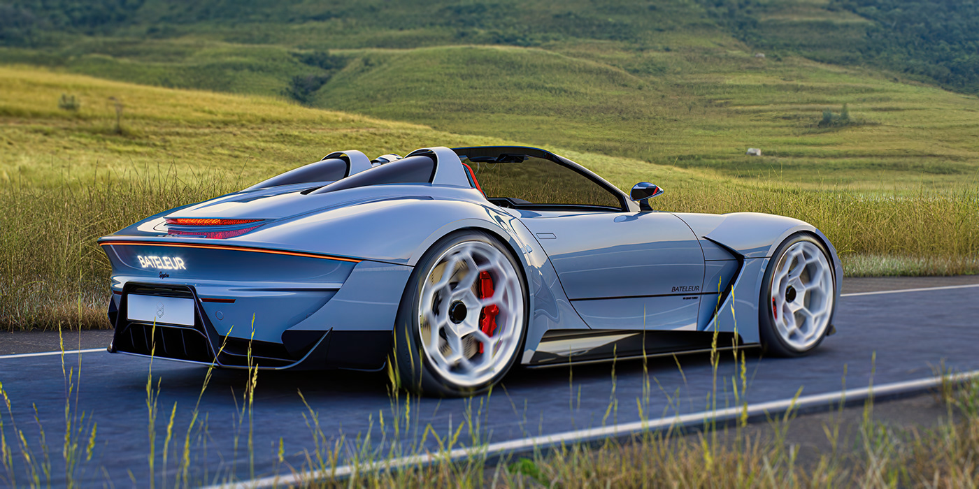 Render，Spyder，Sports car，gules，Bateleur HVT，