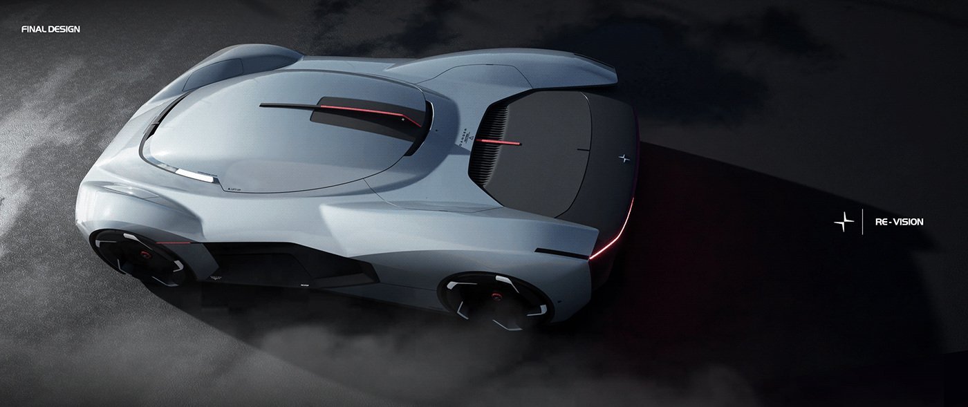 vehicle，automobile，Sports car，Polestar RE-VISION，
