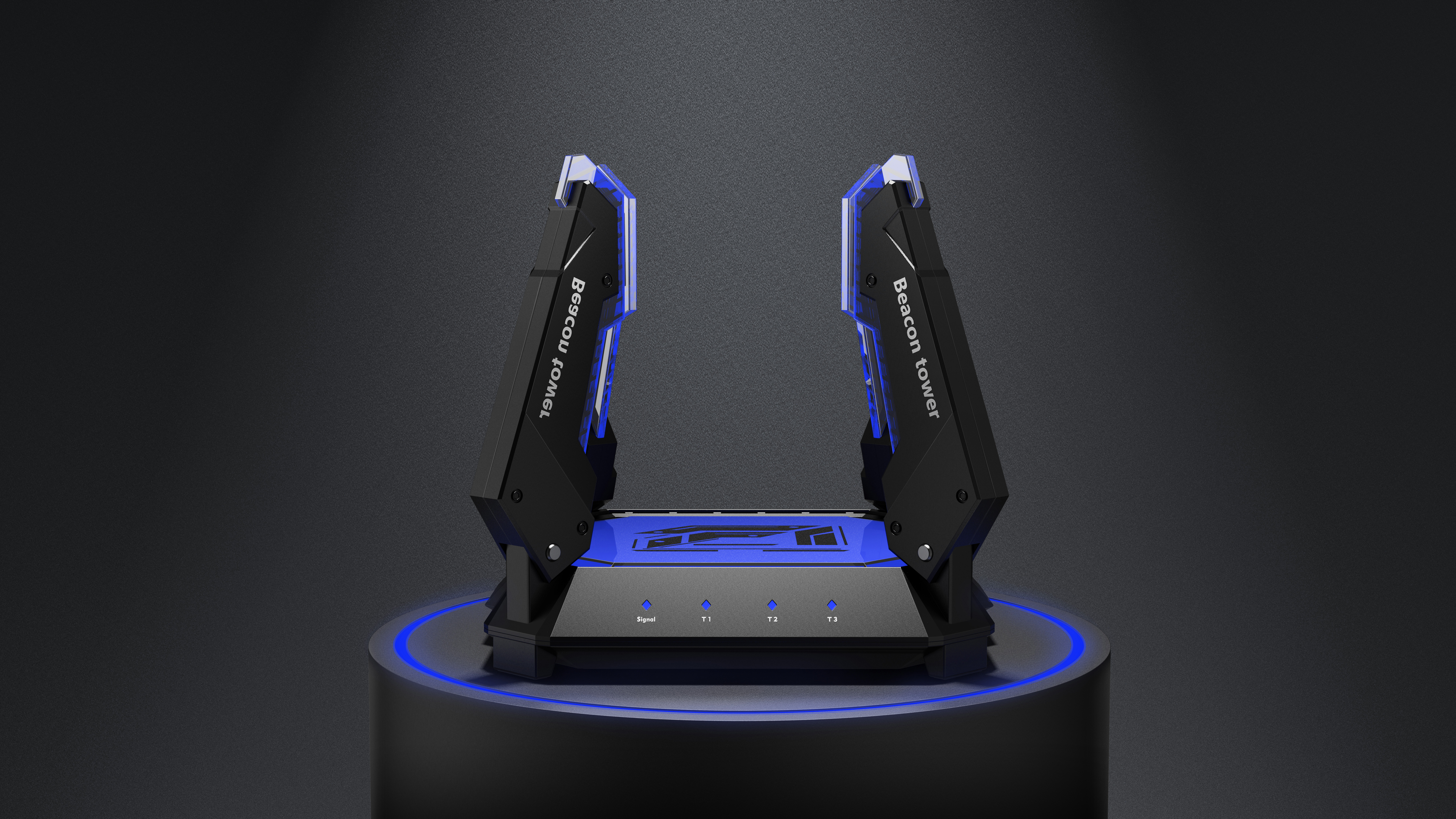 wifi，Router，science fiction，Mecha，Tough，Cool，