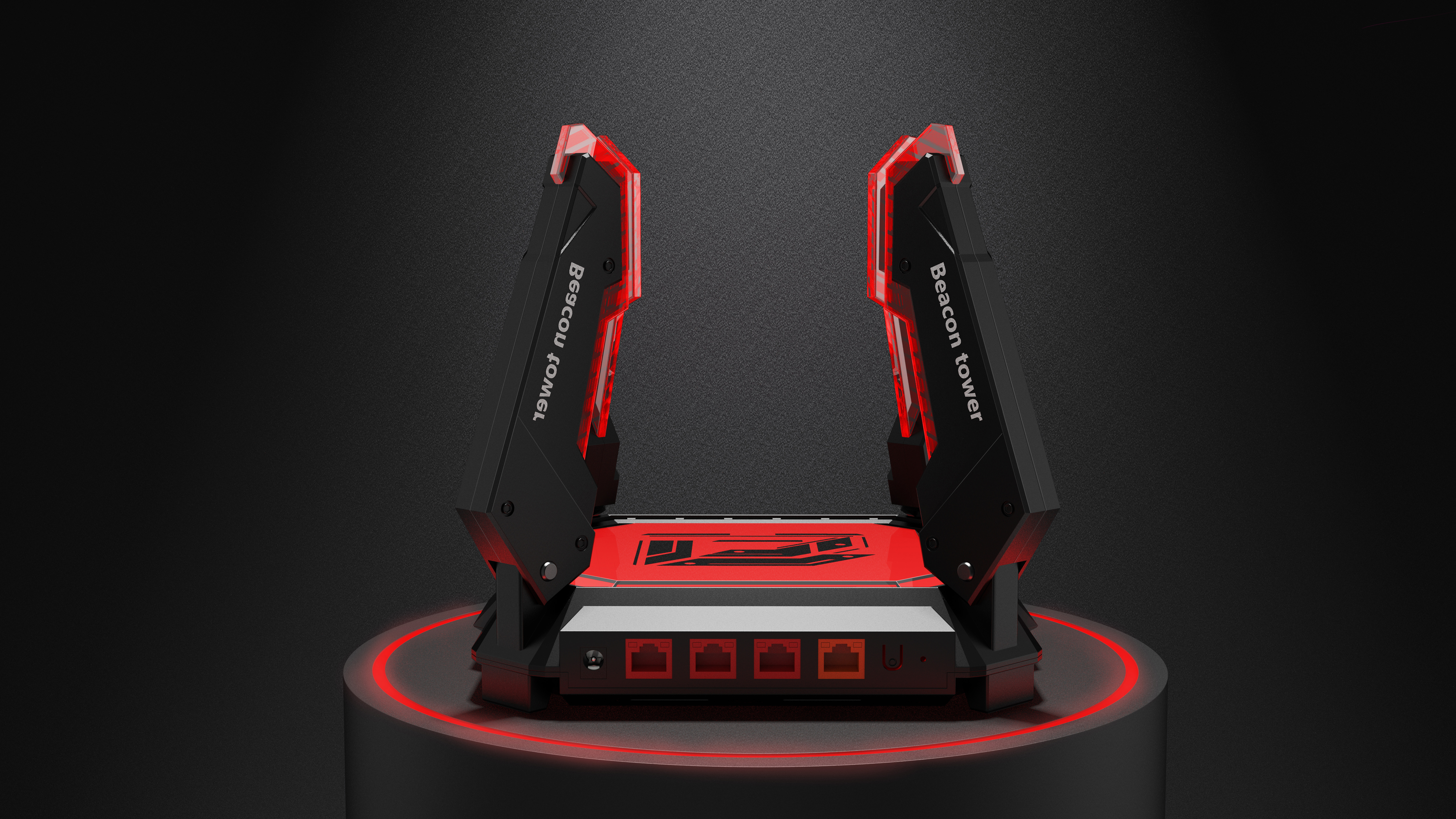 wifi，Router，science fiction，Mecha，Tough，Cool，