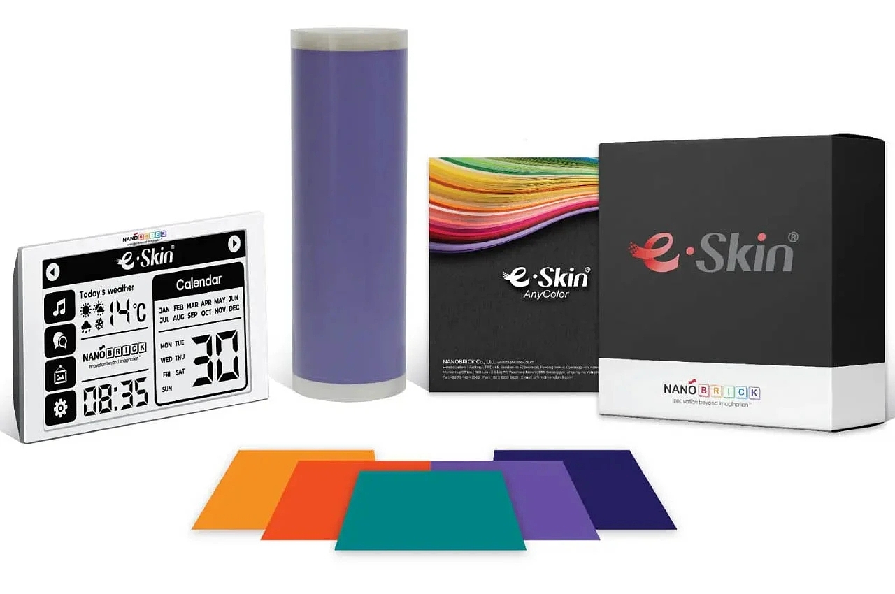 E-Skin Anycolor，Electronic ink display，Digital，Electronic equipment，