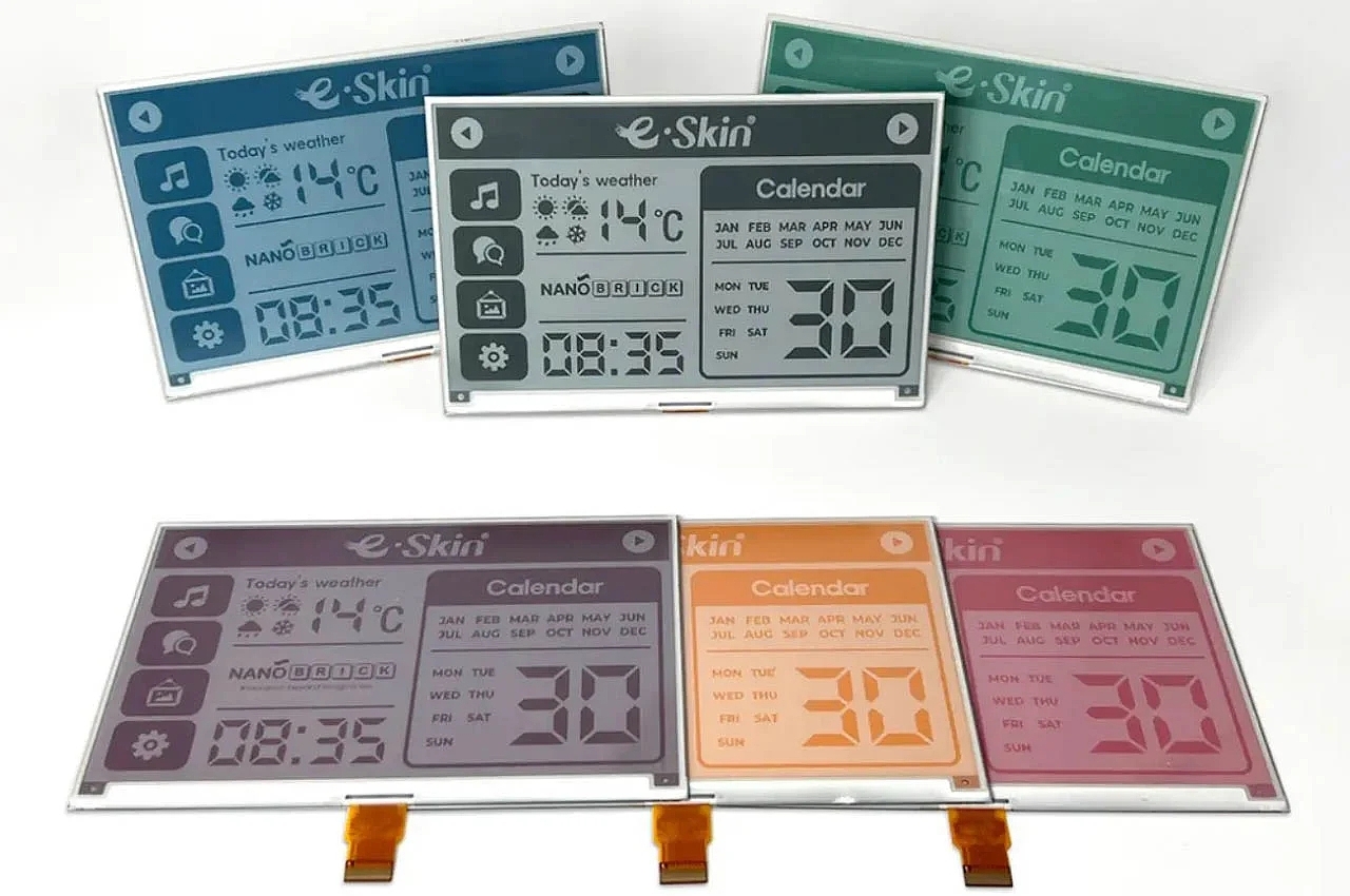 E-Skin Anycolor，Electronic ink display，Digital，Electronic equipment，