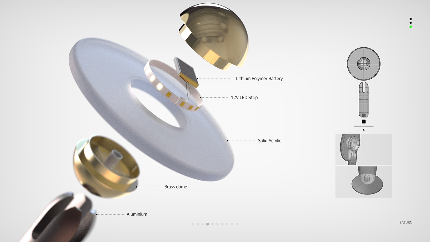 saturn，Wireless desk lamp，lamps and lanterns，Household Electric Appliances，