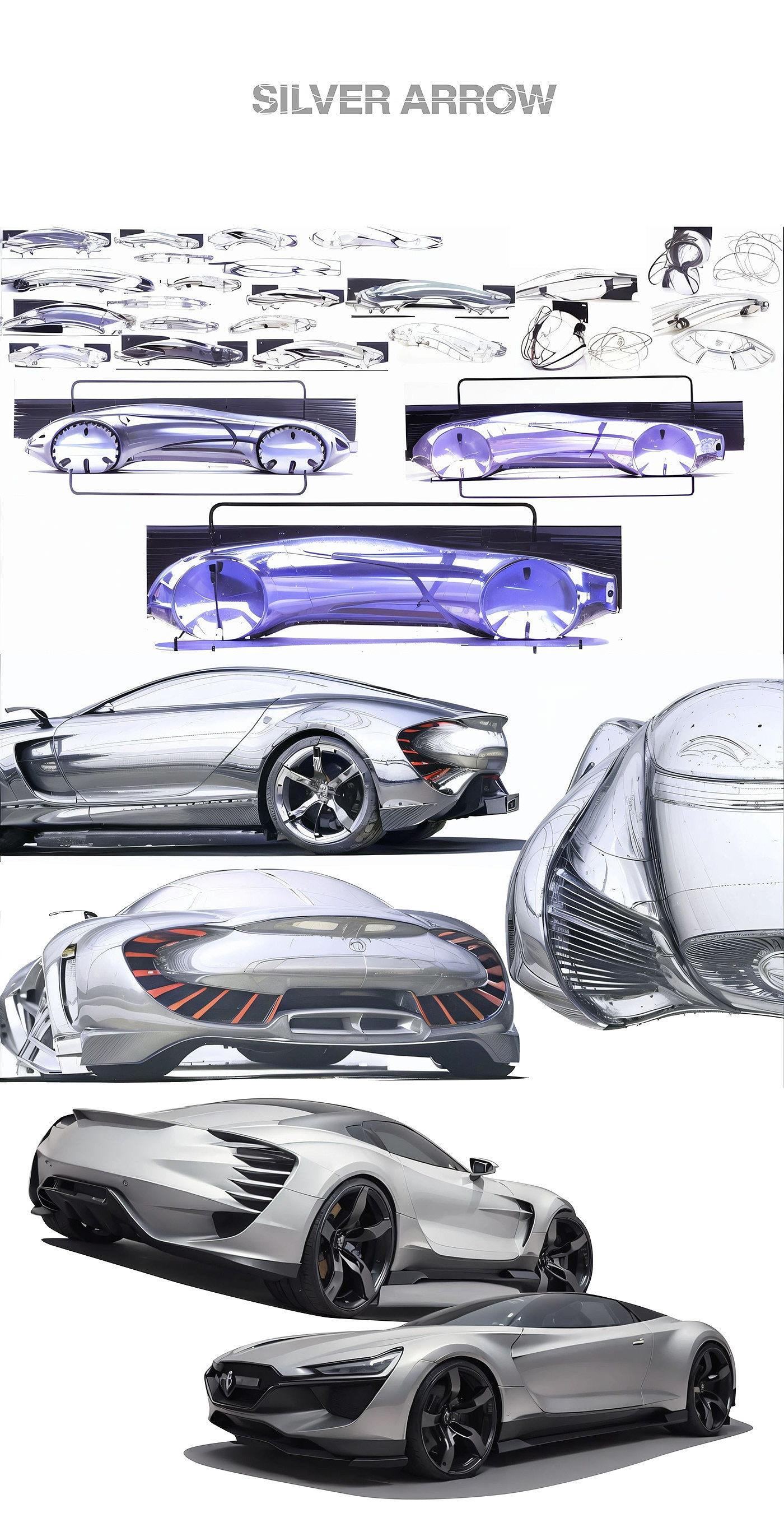 Benz，streamline，Sports car，