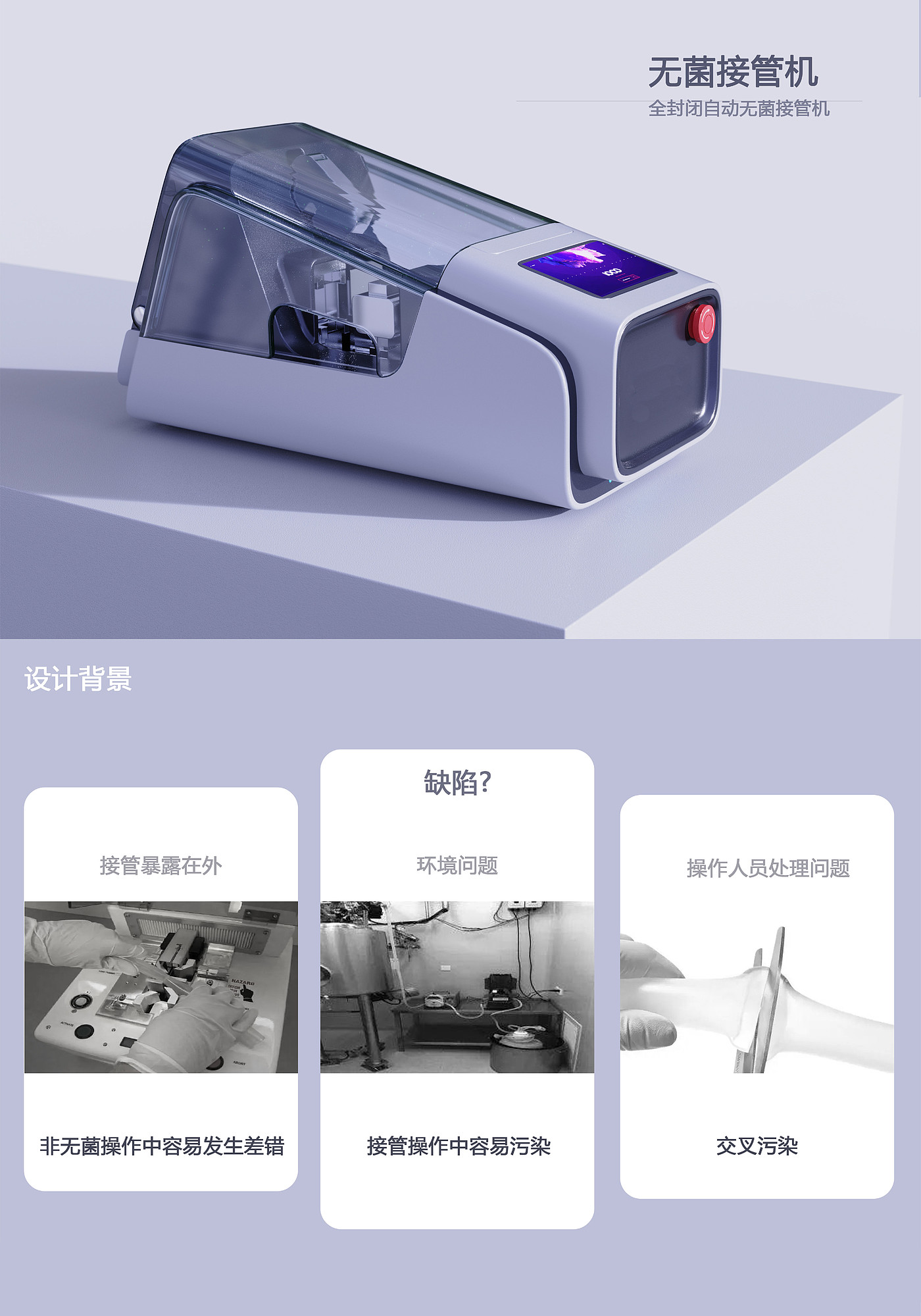 If Award，Laboratory supplies，sterile connection，Simple modeling，