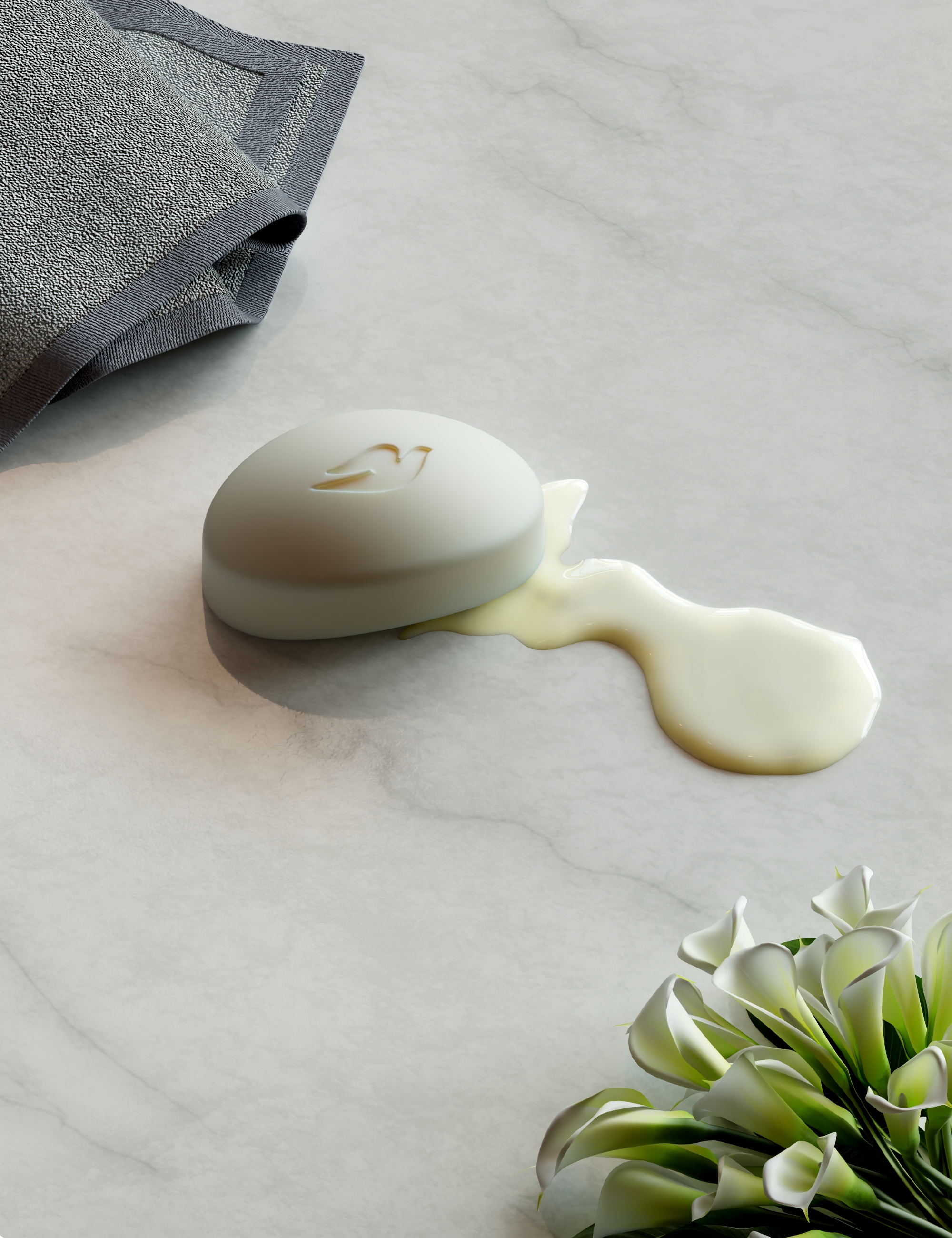 modeling，Render，Design，color，Soap，Dove，