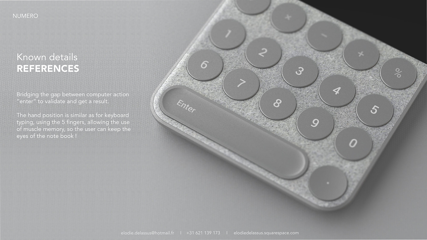 Calculator，product design，Space bar，Simplicity，