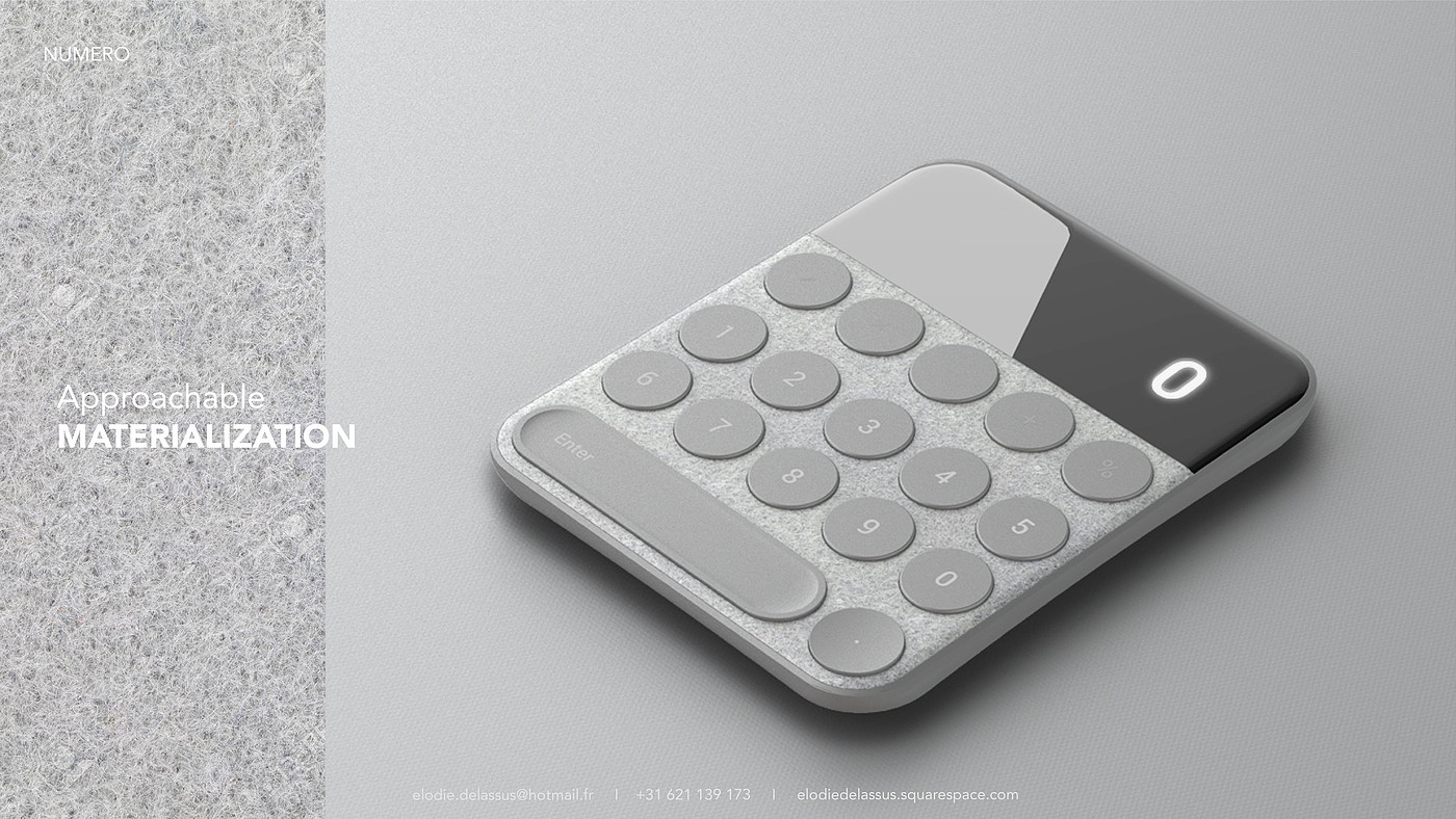 Calculator，product design，Space bar，Simplicity，