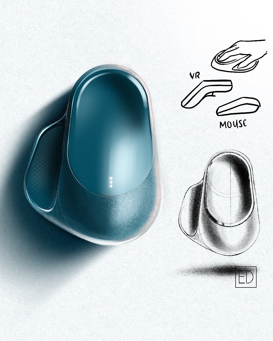 mouse，Ergonomics，operation，product，modeling，Design，