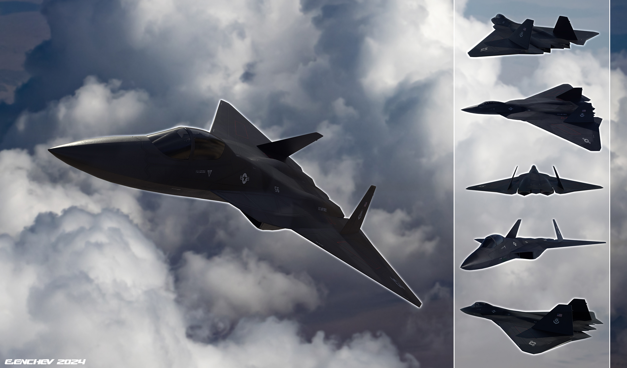 fighter，Aircraft design，High-tech，
