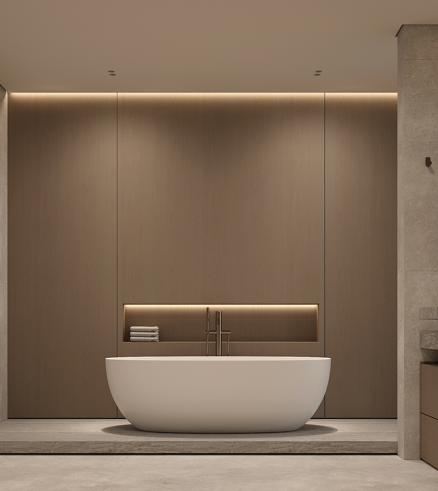 Master Bathroom，Interior design，modern，Simplicity，