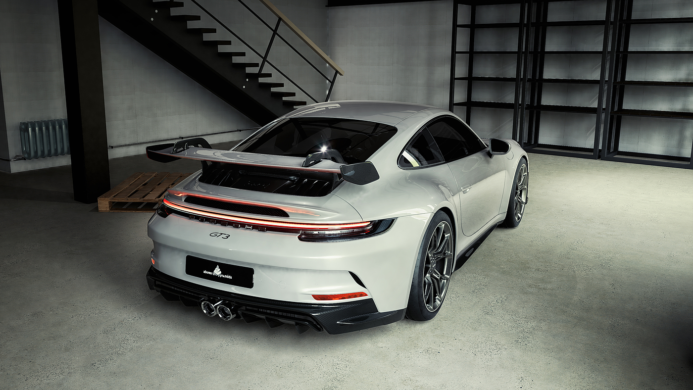 Porsche 911，gt3，Vehicle design，visualization，