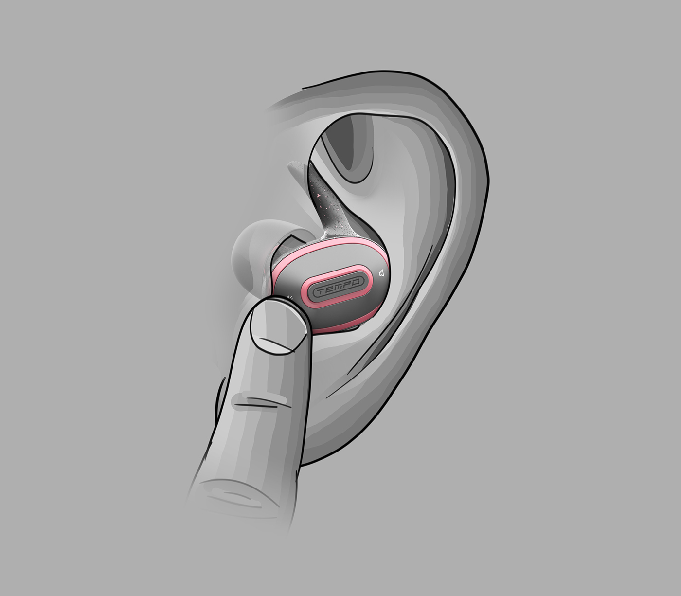 tempo，Motion metronome，concept，