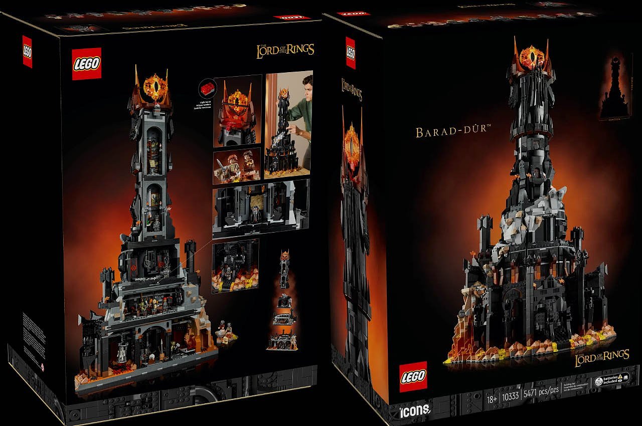 BARAD-DUR，Lego，Design，Lord of the Rings，