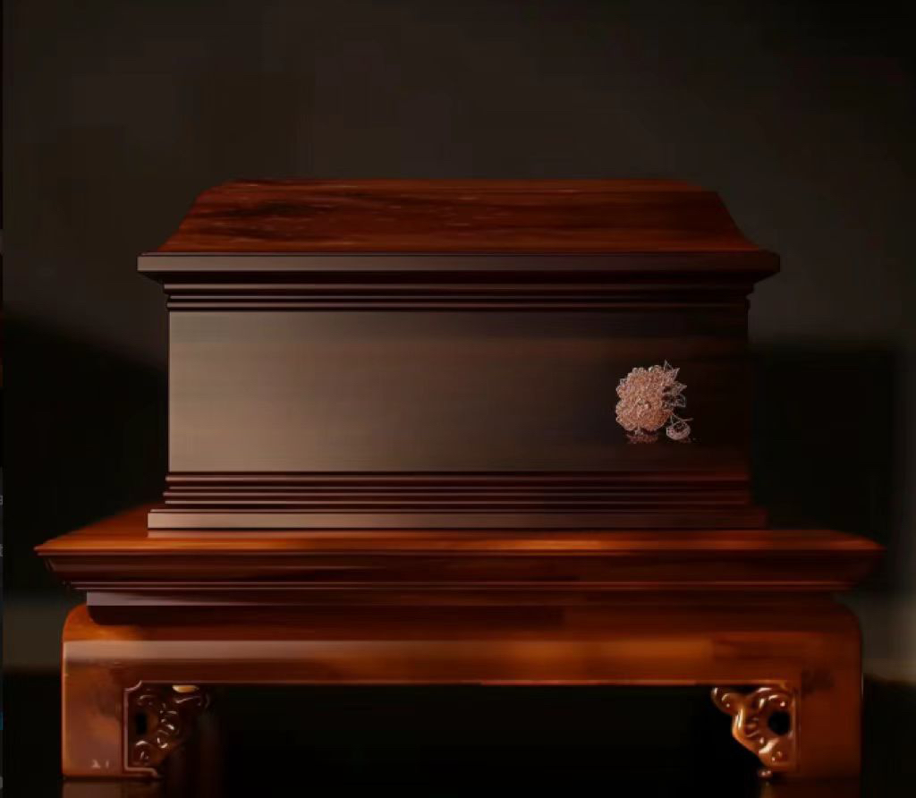 The cinerary casket，