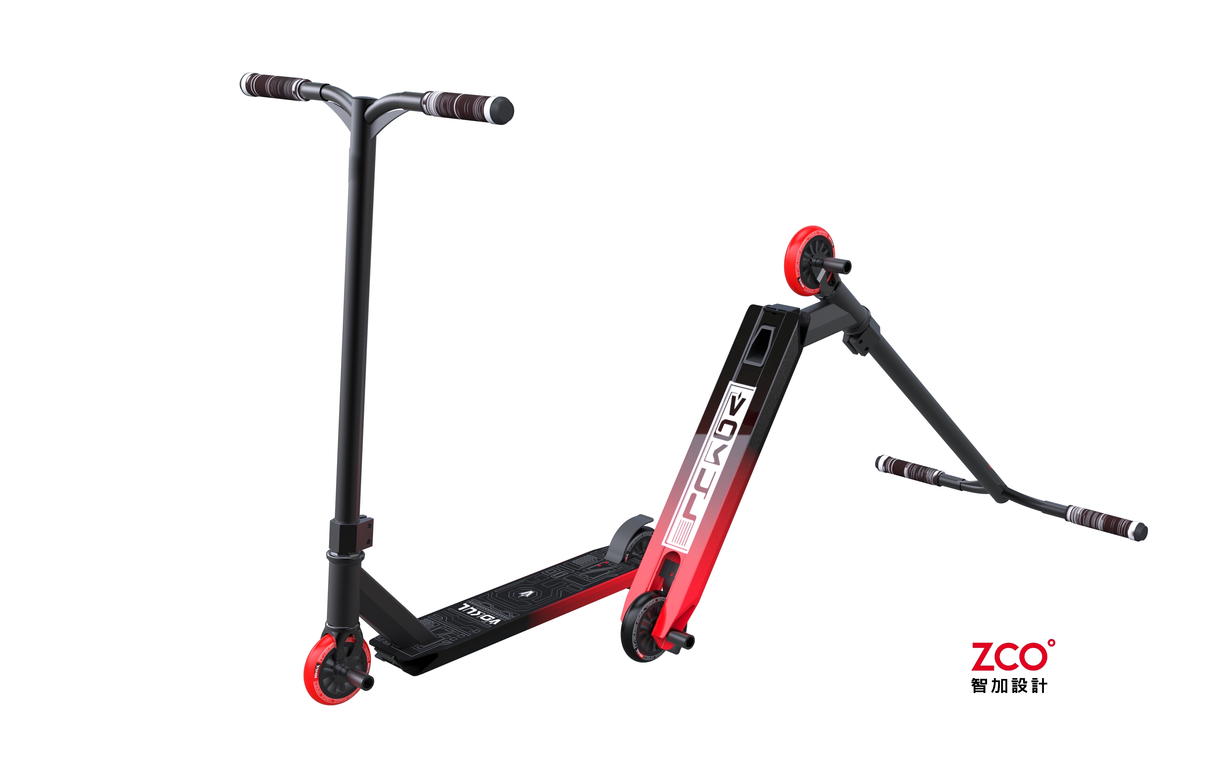 product design，Appearance design，Structural design，Scooter，