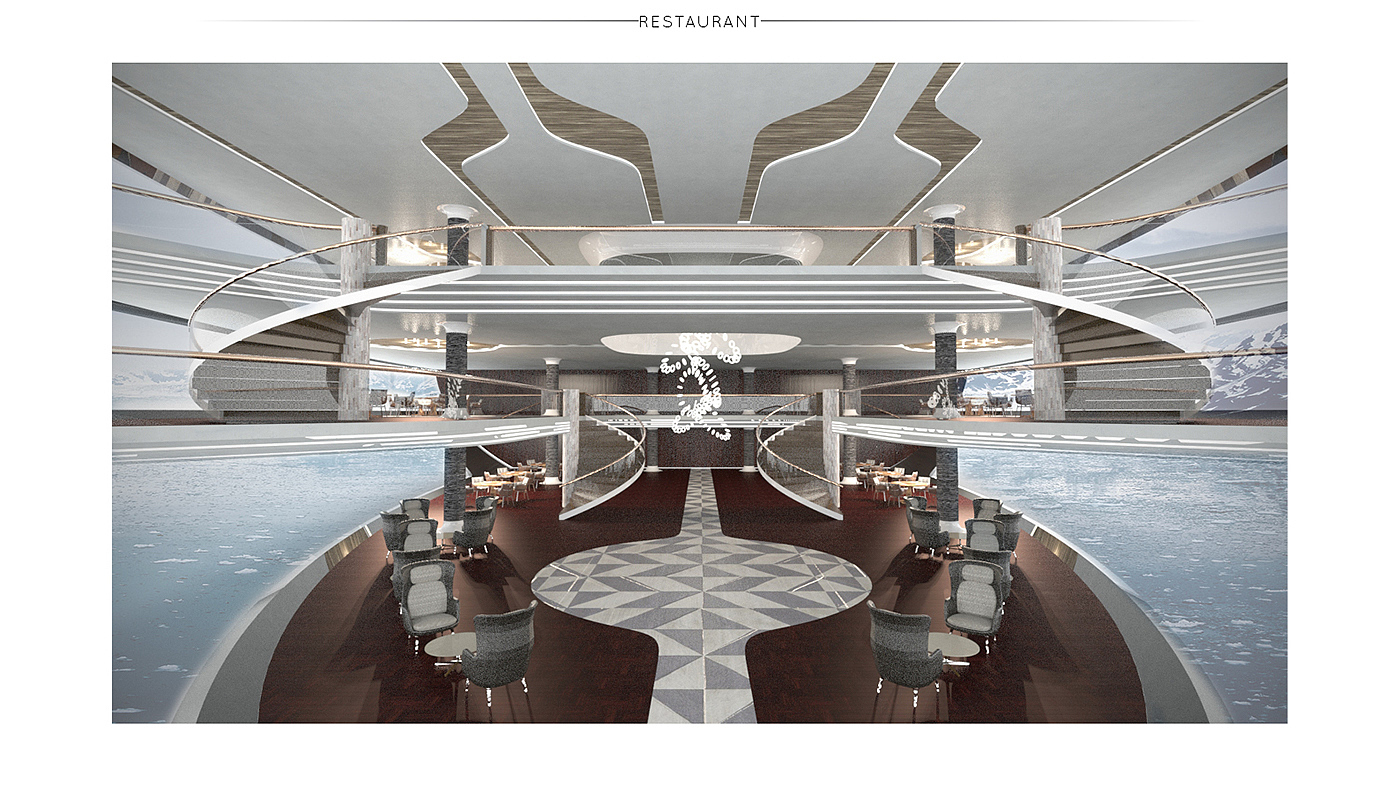 Beluga，Arctic exploration ship，Cruise，