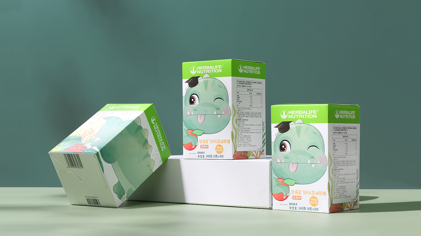 packing design，Fudge packaging，Herbalife，German iF Design Award，If design award，Children's soft candy packaging，