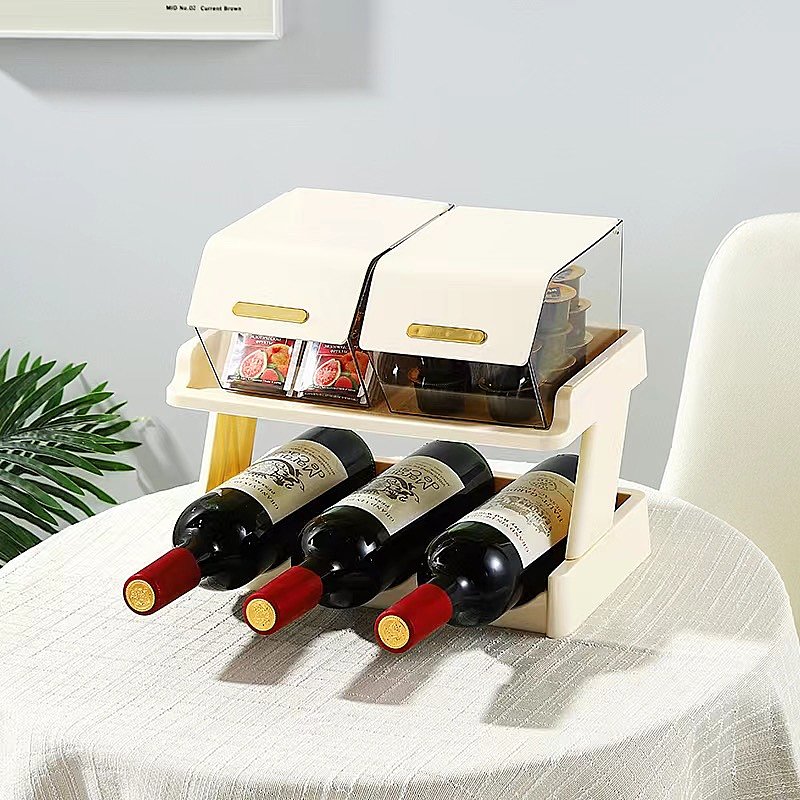 Tea bag storage, water cup storage, red wine storage, sundry storage，