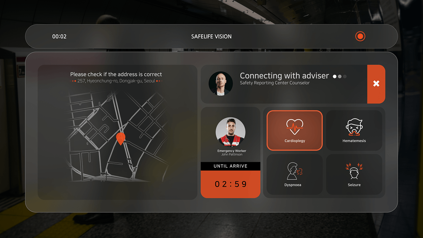 AR technology，First Aid，glasses，