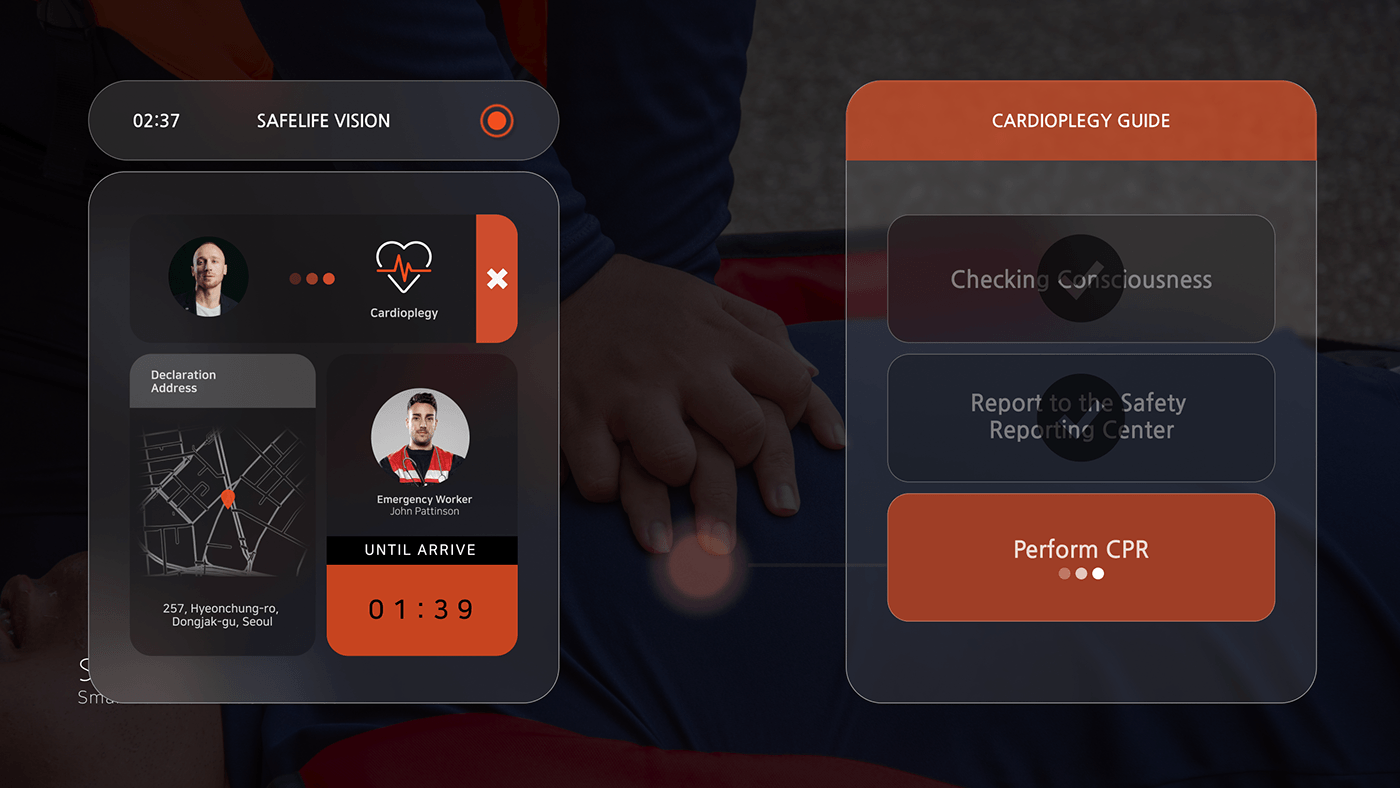 AR technology，First Aid，glasses，