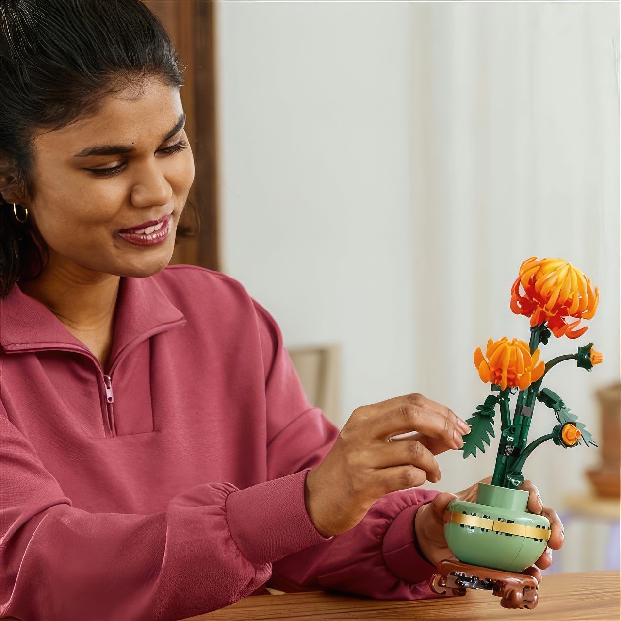 Lego，chrysanthemum model，plum blossom model，