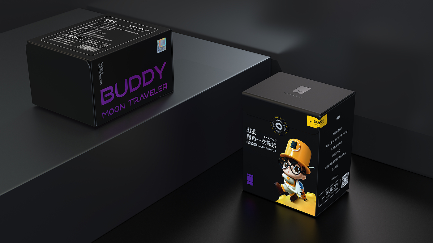 packing design，Packaging，industrial design，product design，Buddy，