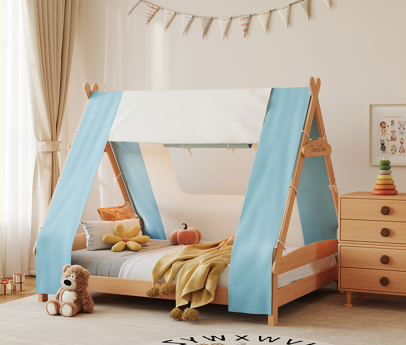 Children's furniture，Wooden furniture，furniture，Tent，cozy，