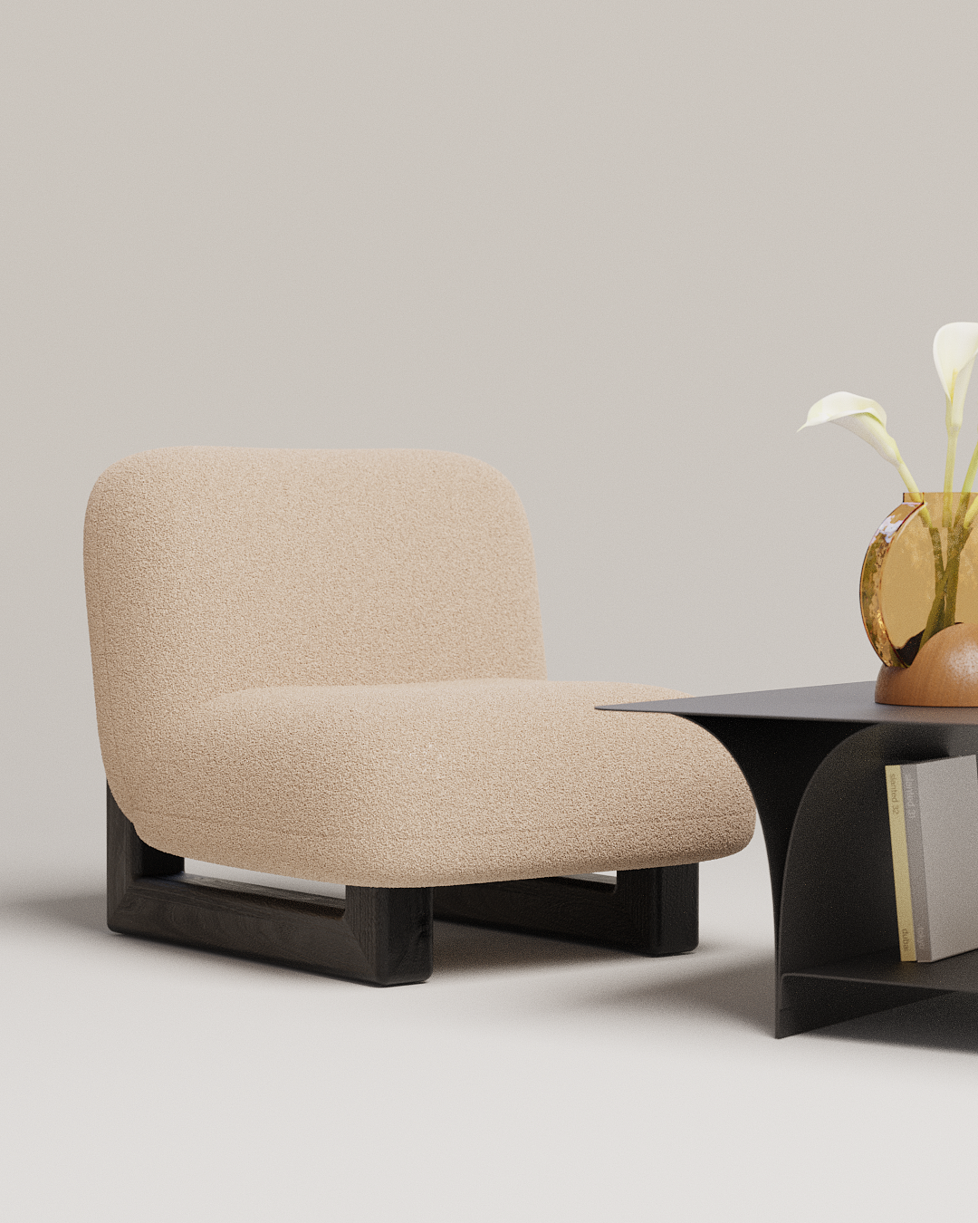 Leisure chair，furniture，chair，Flota，Simple design，