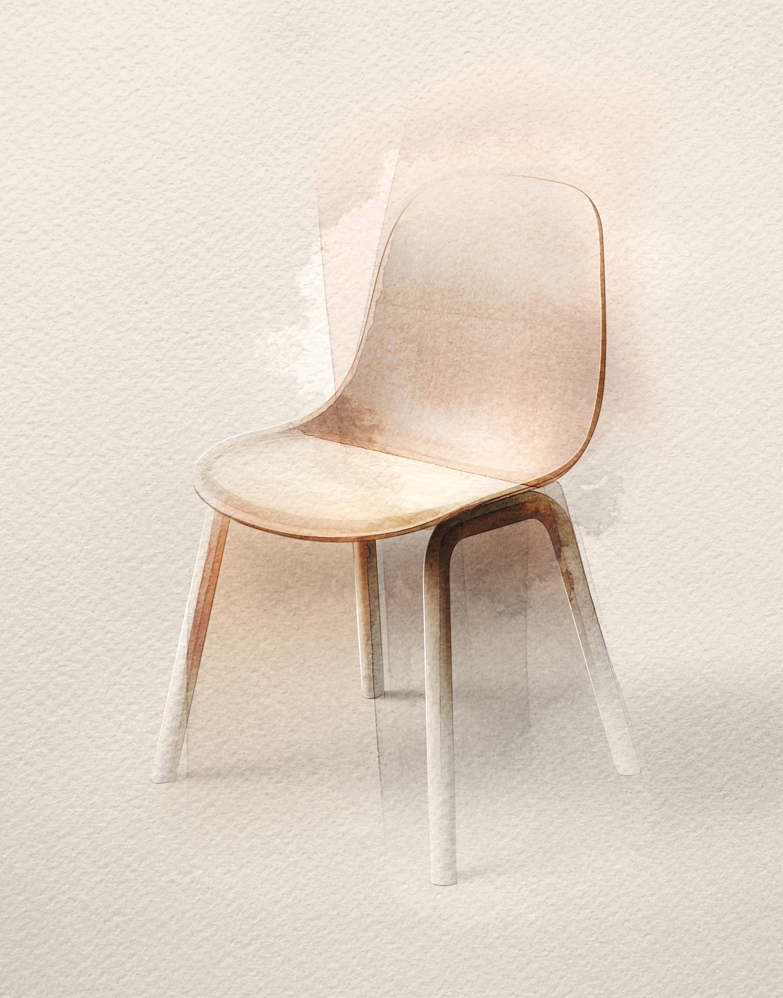 Wooden chair，PRESS，furniture，