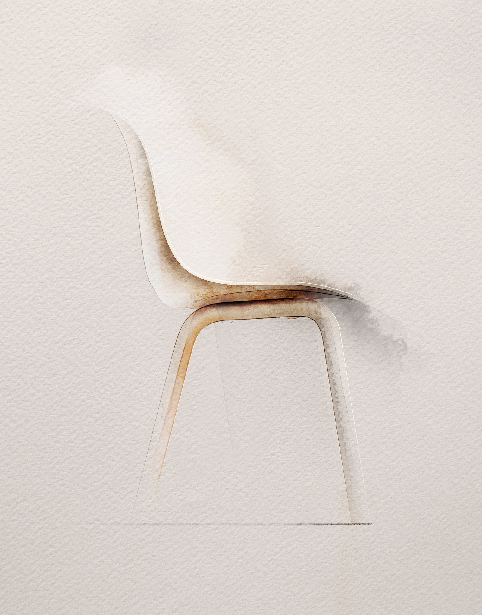 Wooden chair，PRESS，furniture，