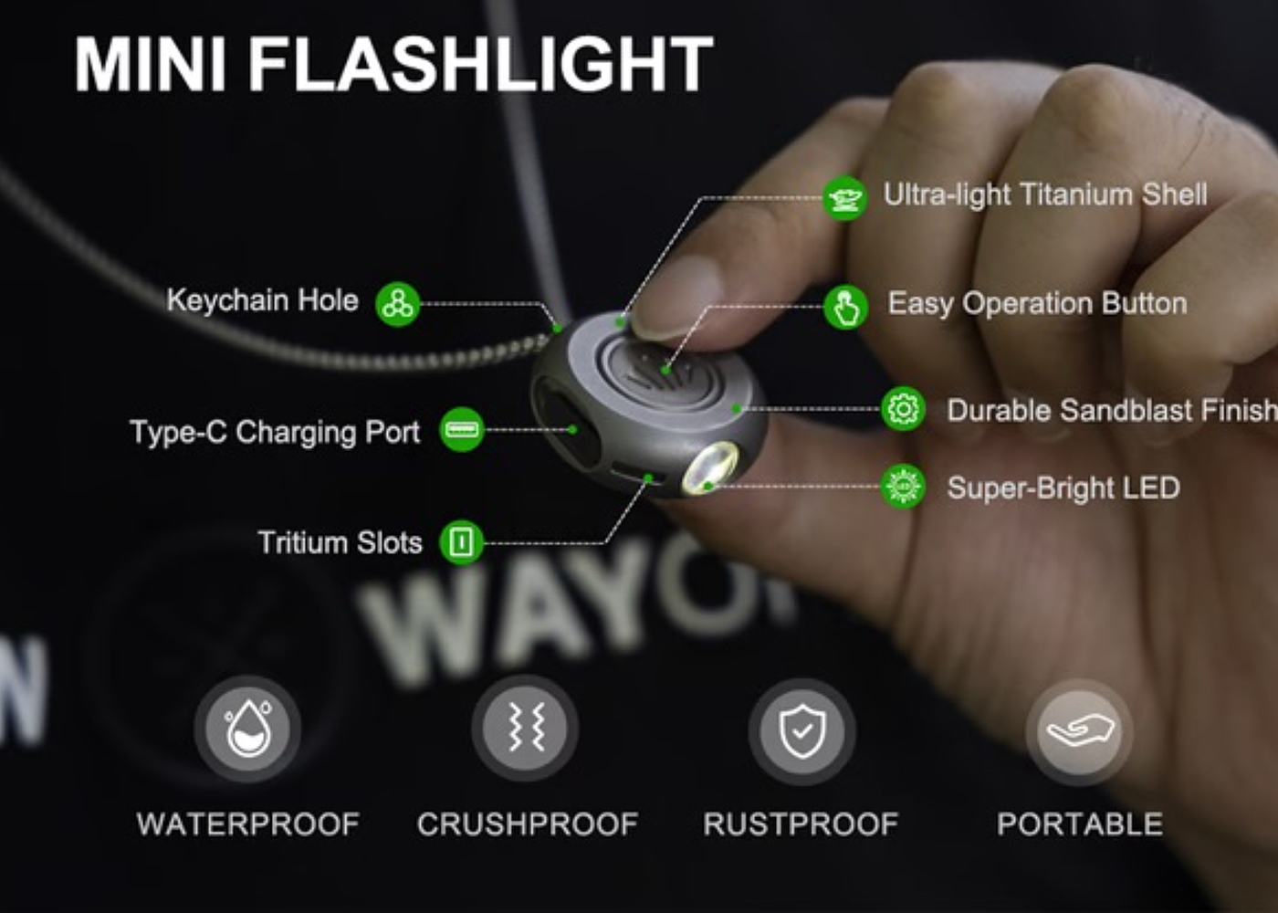 Flashlight，multiple beam，function，lighting，Outdoor equipment，