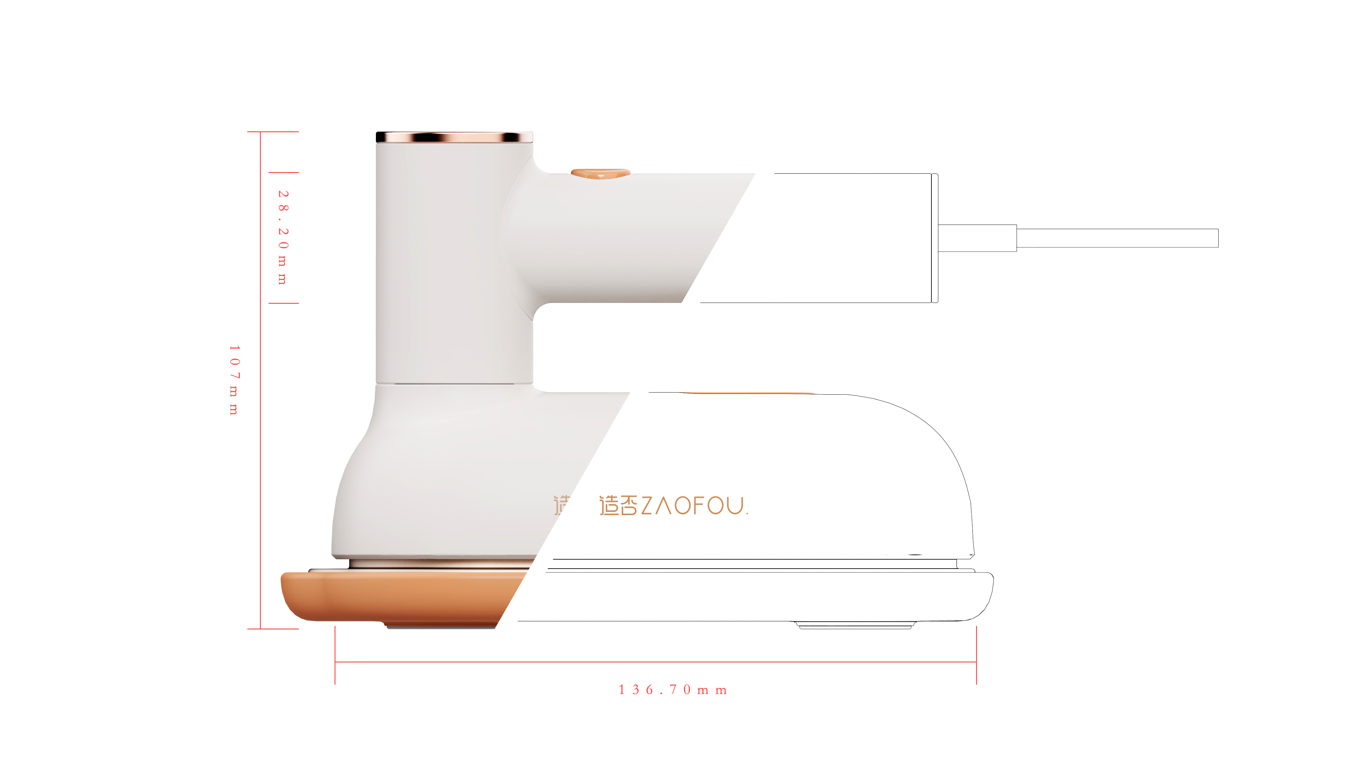 Hang ironing machine, mini, portable, home appliance，